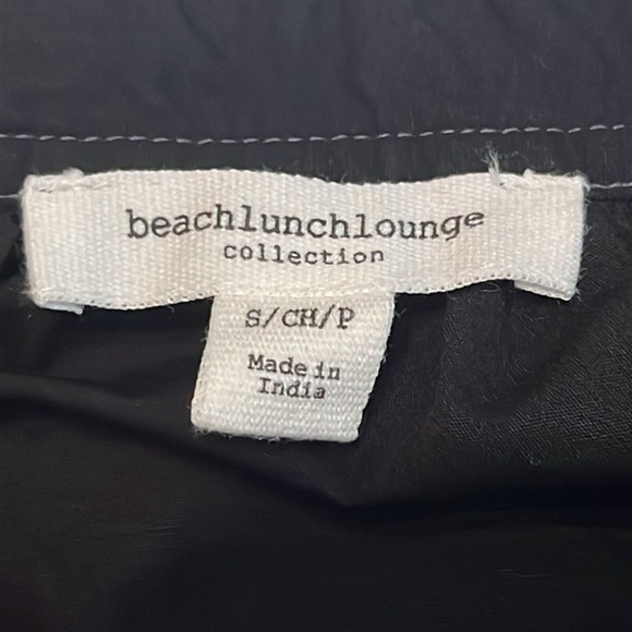 Beachlunchlounge Black Button Front Long Sleeve Jett Dress Size S - Picture 8 of 10